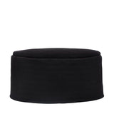 58 and 62 cm Plain Black Kufi - Prayer Hat Takke - Ideal for Wrapping - Men Kufi - Sunnah Wear - Muslims Hat- Taqiyah