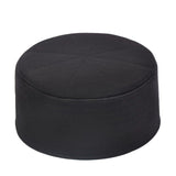 58 and 62 cm Plain Black Kufi - Prayer Hat Takke - Ideal for Wrapping - Men Kufi - Sunnah Wear - Muslims Hat- Taqiyah