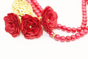 Red Misbahas, prayer beads with rose, Handmade Prayer Beads 99 Misbaha, Masbaha, Tasbeeh, 6mm beads, Tasbeeh with Rose, TSTR