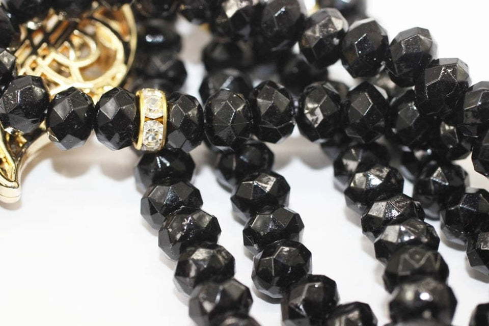 Black Misbahas, prayer beads, Handmade Prayer Beads 99 Misbaha, Masbaha, 99 beads Tasbeeh, 8mm beads, Tasbeeh, prayer beads, TSPB