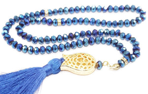 Night Blue Misbahas, crystal prayer beads, Handmade Prayer Beads 99 Misbaha, Masbaha, 99 beads Tasbeeh, 6mm beads, Crystal Tasbeeh, TMCB