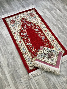 Palestine Flowers Prayer Mat, Prayer Mat with Tasbeeh, Prayer Rug, Muslim Janamaz, Sajjada, Turkish Rug, Islamic Gift YSLM34