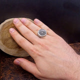 Khalwati Taci Shareef Silver Ring | İslamic Ring | Signet Ring | Personalized Gift | Gift For Him |