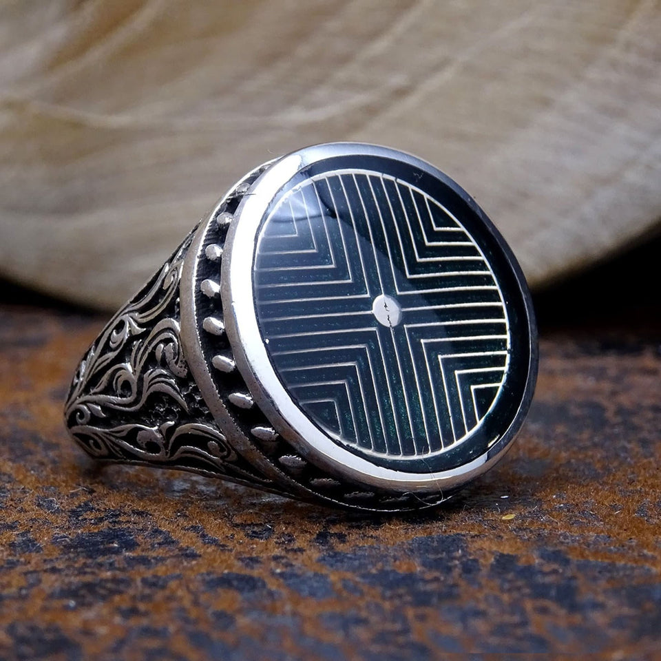 Khalwati Taci Shareef Silver Ring | İslamic Ring | Signet Ring | Personalized Gift | Gift For Him |