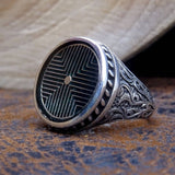 Khalwati Taci Shareef Silver Ring | İslamic Ring | Signet Ring | Personalized Gift | Gift For Him |