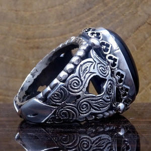 Mens sterling silver ring on sale blanks