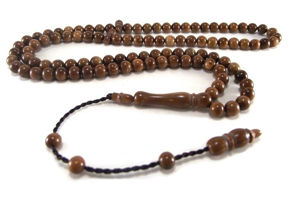 Special Edition Exotic 6mm kuka Koka Tasbih Prayer Beads with 99 Beads, Islamic Gifts