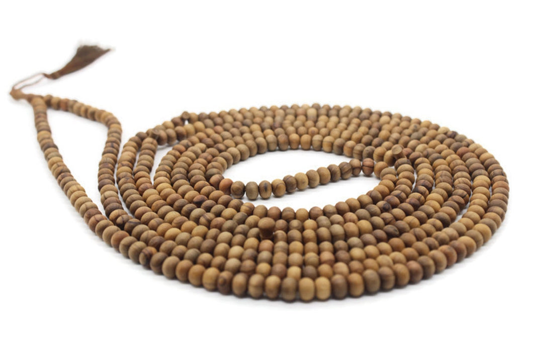 Genuine Olive Wood Beads, 1000 Prayer Beads Misbaha Tasbih Tasbeeh Tesbih 4.5x6.5 mm Dhikr Prayer Beads