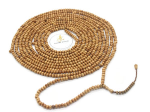 Genuine Melia azedarach Wood Beads, 1000 Prayer Beads Misbaha, Chinaberry Tree Tasbih Tasbeeh Tesbih 5x6 mm Dhikr Prayer Beads