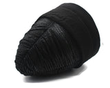 Handmade Black Ertugrul Cap, Ertugrul Hat, Resurrection Imamah, Genuine Leather Islamic Cap