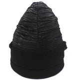 Handmade Black Ertugrul Cap, Ertugrul Hat, Resurrection Imamah, Genuine Leather Islamic Cap