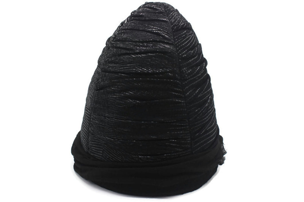 Handmade Black Ertugrul Cap, Ertugrul Hat, Resurrection Imamah, Genuine Leather Islamic Cap