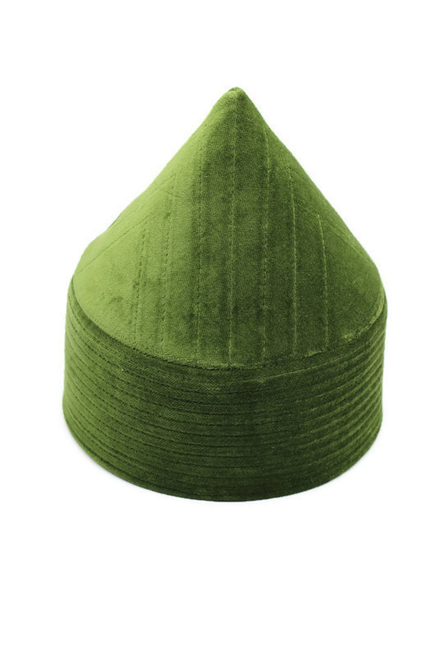 Green Naqshibandi Kufi Muslim Takke Peci Kofia Hat Topi, Dervish Clothing, Haqqani Sufi Hat, Islamic Wear, Islamic Gift, Hat For Men,