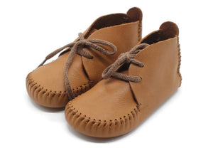 Light Brown Leather First Walking Shoes Classic Breathable Hook Sneakers, Baby Moccasins, Newborn Leather Slippers