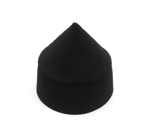 Black Naqshibandi Kufi Muslim Takke Peci Kofia Hat Topi, Dervish Clothing, Haqqani Sufi Hat