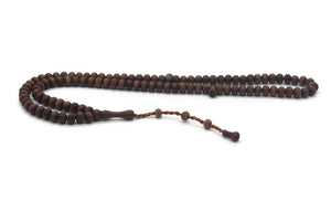 Genuine Dark Melia azedarach Wood Beads, 99 Prayer Beads Misbaha, Tasbeeh Counter Dhikr Tasbih Tasbeeh Tesbih 6x8 mm Dhikr Prayer Beads