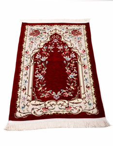 Palestine Flowers Prayer Mat, Prayer Mat with Tasbeeh, Prayer Rug, Muslim Janamaz, Sajjada, Turkish Rug, Islamic Gift YSLM34