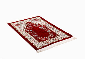 Palestine Flowers Prayer Mat, Prayer Mat with Tasbeeh, Prayer Rug, Muslim Janamaz, Sajjada, Turkish Rug, Islamic Gift YSLM34