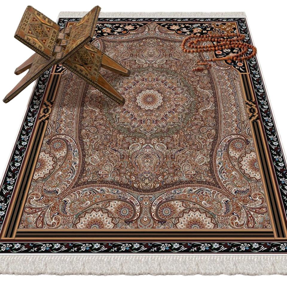 Anatolian Carpet Design Soft Padded Prayer Rug | Cotton hotsell Layer Janamaz | Anti Slip Backing Bamboo Cotton Prayer Mat | Islamic Gifts