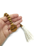 33 Beads Wooden Children Tasbih, Tree Misbahas, Besmele Tasbeeh, Tasbih Prayer Beads