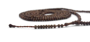 Genuine Dark Melia azedarach Wood Beads, 1000 Prayer Beads Misbaha, Tasbeeh Counter Dhikr Tasbih Tasbeeh Tesbih 6x8 mm Dhikr Prayer Beads