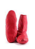 Womens Calfskin Slippers | Red Leather House Shoes | Leather Boots | Winter Socks | Leather Socks | Sandals | Barefoot Slipper Seers