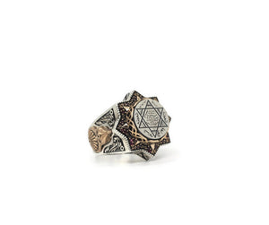 Muhru Suleiman Sterling Silver Ring, Mens Ring, Stamp of Suleiman, Persolized Signet Ring