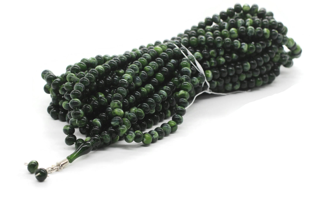 Dark Green 1000 beads Tasbeeh, Acrylic Misbaha, Rosary Beads, Dhikr Tasbih, Colorful Misbahas, Tijani tasbih subha prayer beads