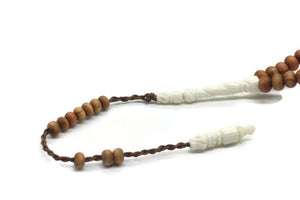 Genuine Olive Wood and Camel Bone Beads, 5000 Prayer Beads Misbaha Tasbih Tasbeeh Tesbih 5x7 mm Dhikr Prayer Beads Rosary