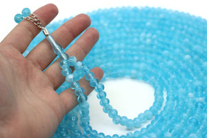 Baby Blue 1000 beads Tasbeeh, Acrylic Misbaha, Rosary Beads, Dhikr Tasbih, Colorful Misbahas, Tijani tasbih subha prayer beads