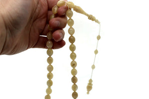 Genuine Ram Horn 33 Beads Tasbih, Misbaha, Islamic Prayer Beads, Muslim Gifts, Subha, Tasbeeh, Tijani Beads