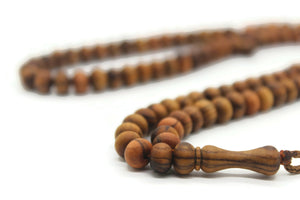 99 Beads Genuine Olive Wood Tasbih, Prayer Beads Misbaha Tasbih Tasbeeh Tesbih 5x7 mm Tijani tasbih subha prayer beads