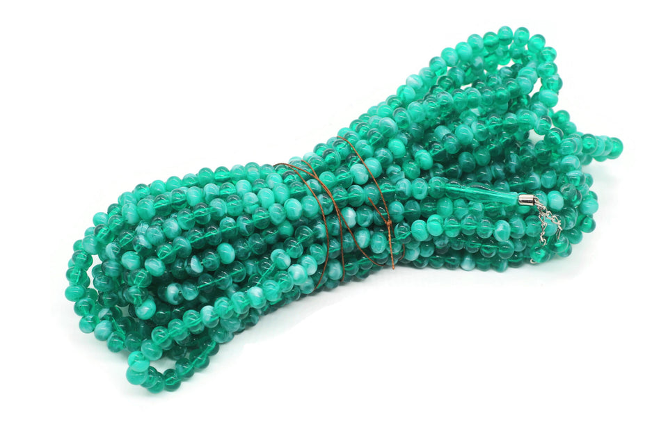 Forest Green 1000 beads Tasbeeh, Acrylic Misbaha, Rosary Beads, Dhikr Tasbih, Colorful Misbahas, Tijani tasbih subha prayer beads