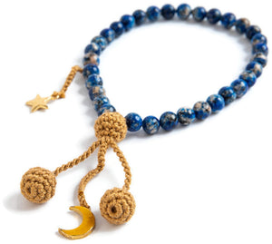 Moonstone Children Tasbih, 33 Beads Dhikr Misbaha for Kids, Islamic Education for Kids, Eid Gift, Ramadan Subha