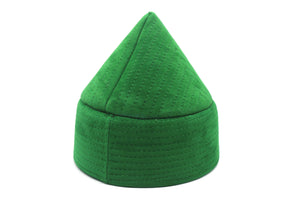 Forest Green Naqshibandi Kufi Muslim Takke Peci Kofia Hat Topi, Dervish Clothing, Haqqani Sufi Hat, Islamic Wear, Islamic Gift