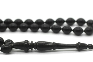 Blackwood 33 Bead Tasbih With Special Imamah | Islamic Gift | Gift For Him | Islamic Rosary | Tasbeeh | Prayer Beads |Mastership Handcrafted