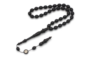 Blackwood 33 Bead Tasbih With Special Imamah | Islamic Gift | Gift For Him | Islamic Rosary | Tasbeeh | Prayer Beads |Mastership Handcrafted