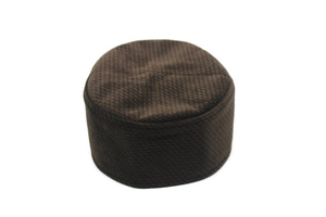 Brown Kufi Hat, Mens Islamic Hat, Soft Kufi Hat for Muslims, Travel Style Foldable Prayer Hat