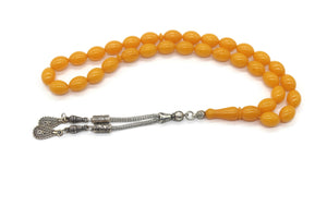 Amber Bakelite Catalin | 33 Bead Prayer Beads | Rosary | Amber Tasbih | Misbaha | Dhikr Prayer Beads | Islamic Gift | Gift For Him