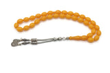 Amber Bakelite Catalin | 33 Bead Prayer Beads | Rosary | Amber Tasbih | Misbaha | Dhikr Prayer Beads | Islamic Gift | Gift For Him