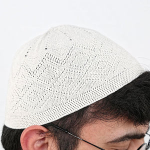 5 pcs Mens Skull Cap, Muslim Kufi Hat, Islamic Prayer Hat Topi Kufi Head Wear, Knitted Beanie for Daily Prayers