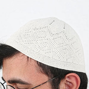 5 pcs Mens Skull Cap, Muslim Kufi Hat, Islamic Prayer Hat Topi Kufi Head Wear, Knitted Beanie for Daily Prayers