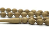 Genuine Sandalwood 33 Bead Tasbih | Islamic Gift | Gift For Him | Islamic Rosary | Tasbeeh | Prayer Beads | Mastership Handcrafted