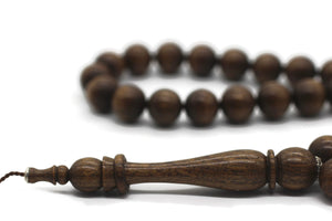 Genuine Sandalwood 33 Bead Tasbih | Islamic Gift | Gift For Him | Islamic Rosary | Tasbeeh | Prayer Beads | Mastership Handcrafted