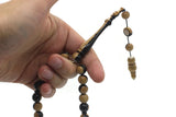 Double Color Blackwood 33 Bead Tasbih | Islamic Gift | Gift For Him | Islamic Rosary | Tasbeeh | Prayer Beads | Multicolor Tasbih