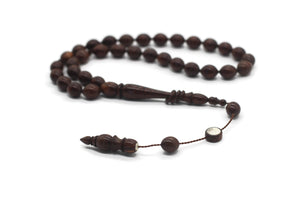 Ebony Wood 33 Bead Tasbih | Islamic Gift | Gift For Him | Islamic Rosary | Tasbeeh | Prayer Beads | Handmade Tasbeeh | Misbaha