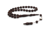 Ebony Wood 33 Bead Tasbih | Islamic Gift | Gift For Him | Islamic Rosary | Tasbeeh | Prayer Beads | Handmade Tasbeeh | Misbaha