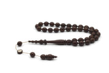 Tamarind Wood 33 Bead Tasbih | Islamic Gift | Gift For Him | Islamic Rosary | Tasbeeh | Prayer Beads | Tamarind Tree Tasbih | Misbaha