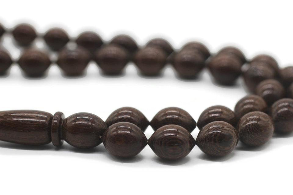 Tamarind Wood 33 Bead Tasbih | Islamic Gift | Gift For Him | Islamic Rosary | Tasbeeh | Prayer Beads | Tamarind Tree Tasbih | Misbaha