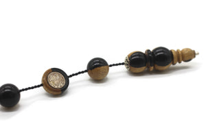 Double Color Blackwood 33 Bead Tasbih | Islamic Gift | Gift For Him | Islamic Rosary | Tasbeeh | Prayer Beads | Multicolor Tasbih